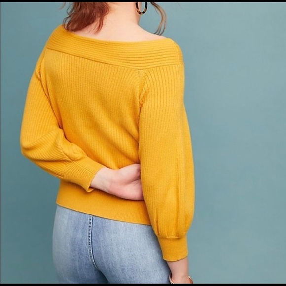 Moth by Anthropologie Off Shoulder Dancer Sweater! - Picture 2 of 11